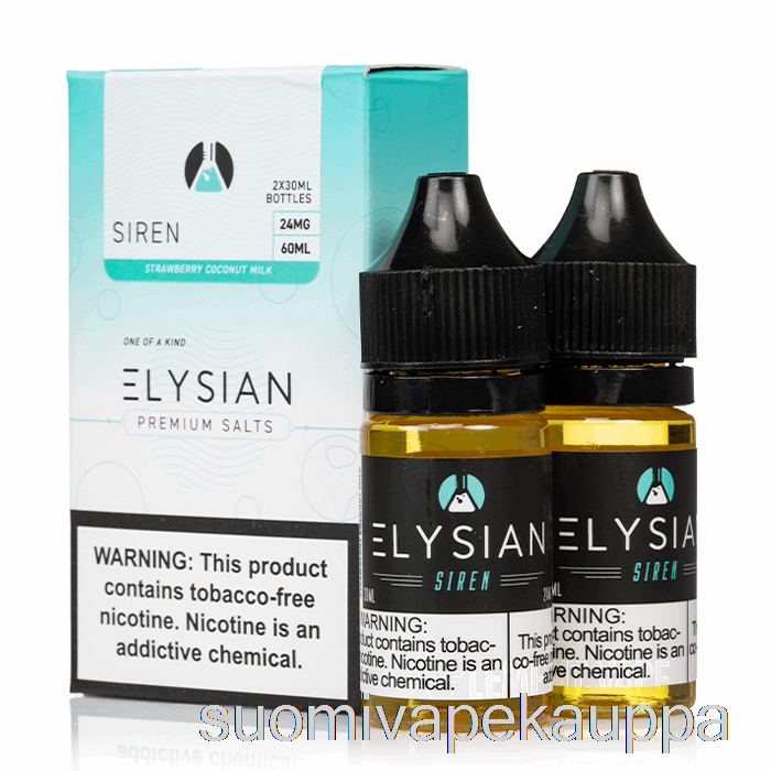 Vape Suomi Siren - Elysian Salts E-neste - 60ml 24mg